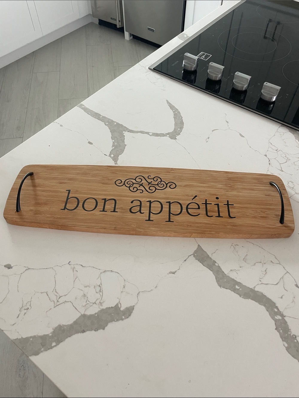 Bon Appétit Bamboo Serving Tray with Handles